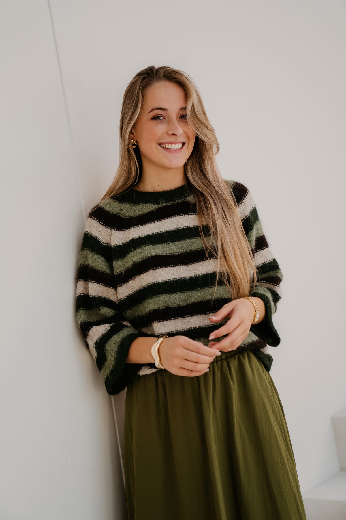 Fqgrslulu-Pullover Deep Forest Mel