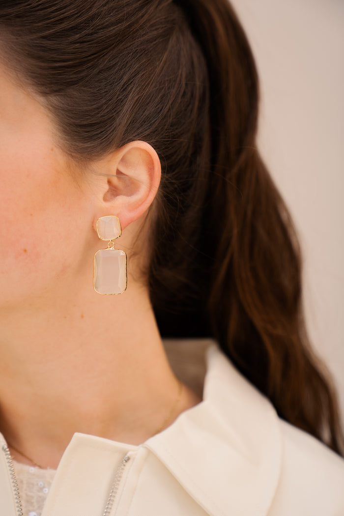 Oorbellen Joanne beige 1080