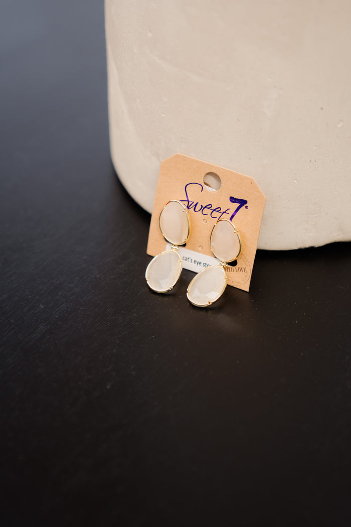 Oorbellen Joy zand 0880