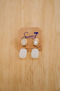 Oorbellen Jinthe wit 6101