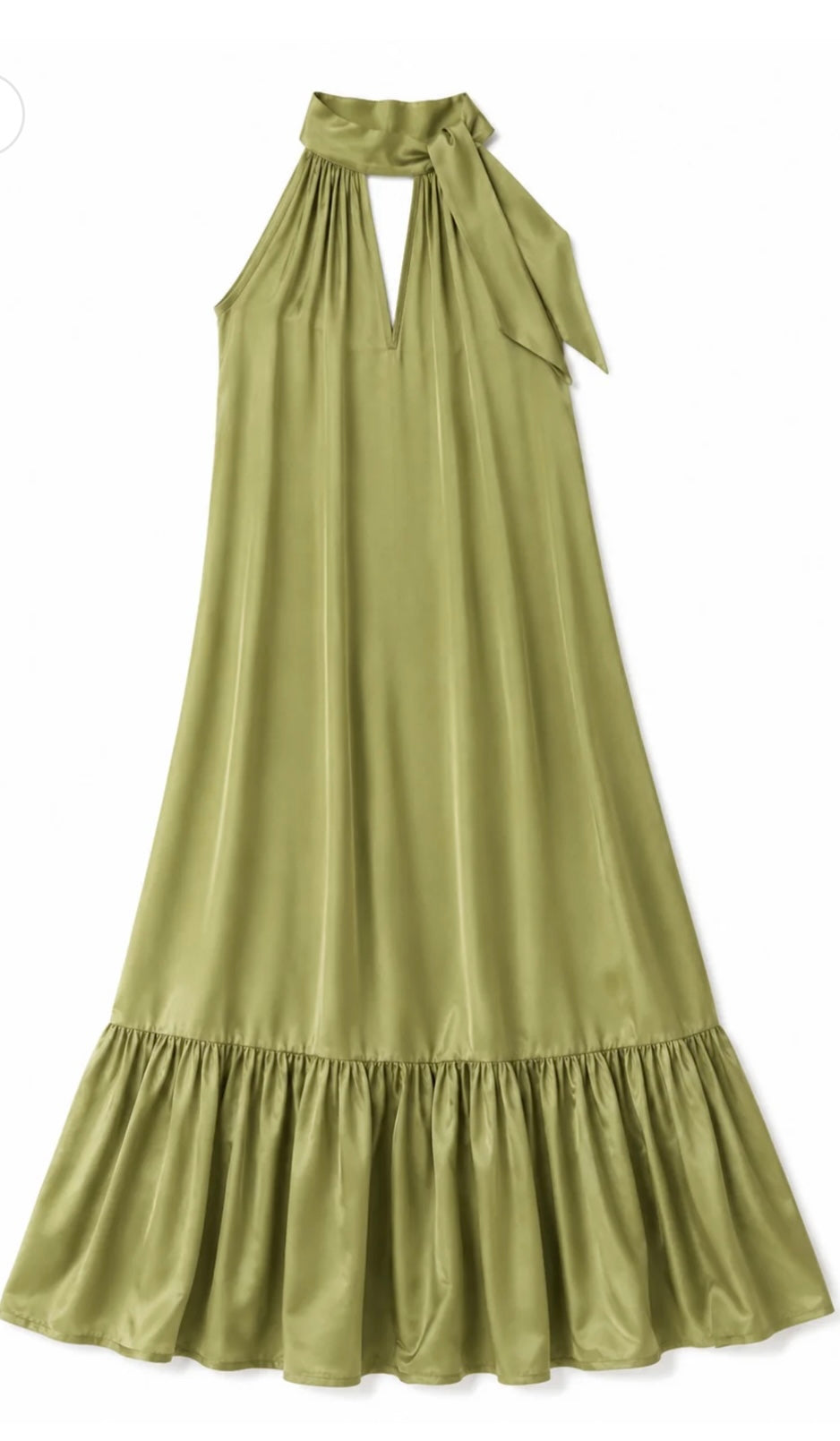 Dress Daylight Olive Silk