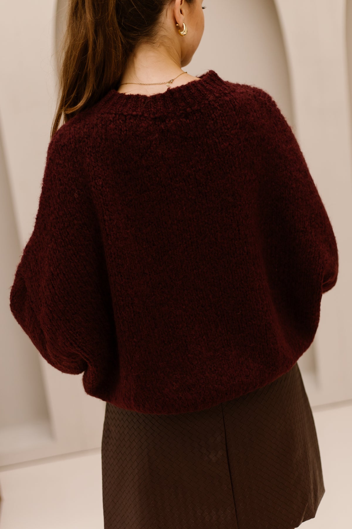 Wendy sweater burgundy