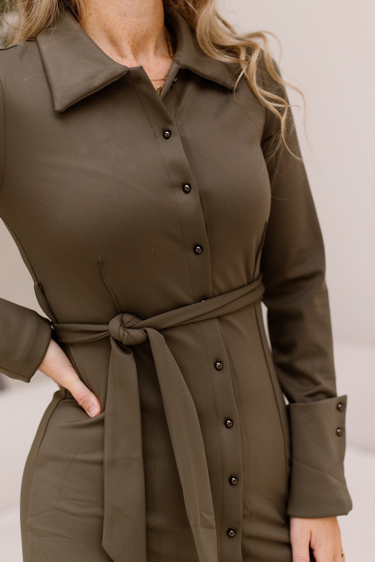 Kenny dress travel olive mirage