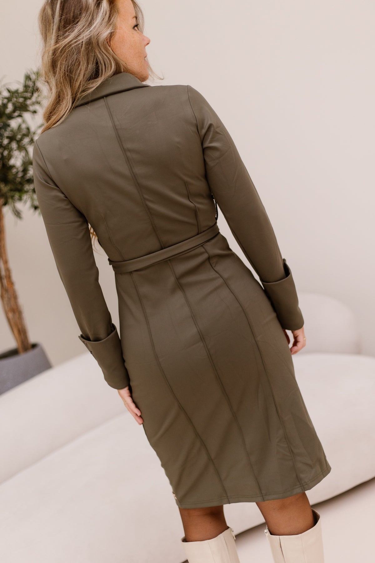 Kenny dress travel olive mirage