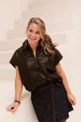 Alise gilet bruin