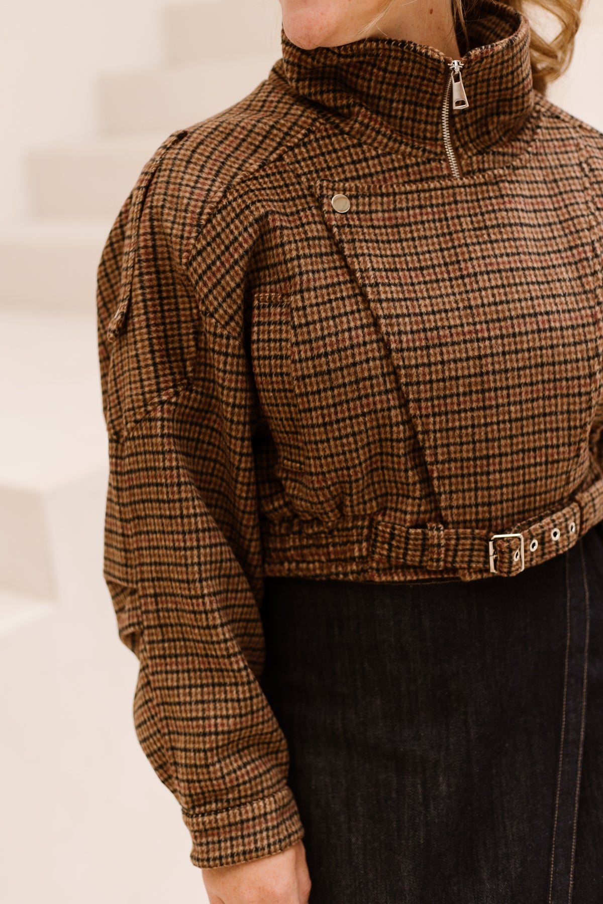 Hanne Check Jacket