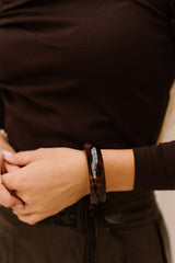 Armband Luipaard Bruin 297358