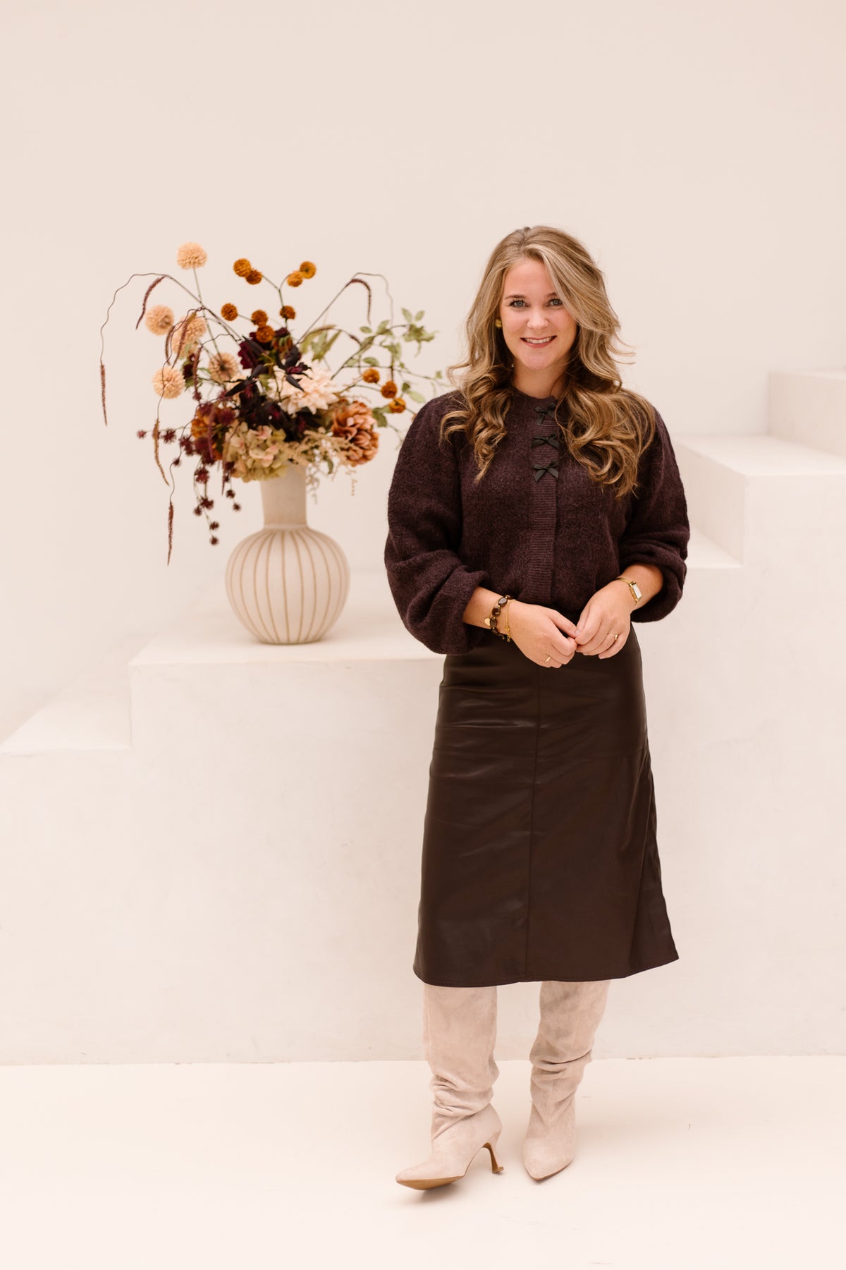 Farah Skirt Aubergine
