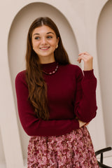 Lio Knit sweater Tango Blush