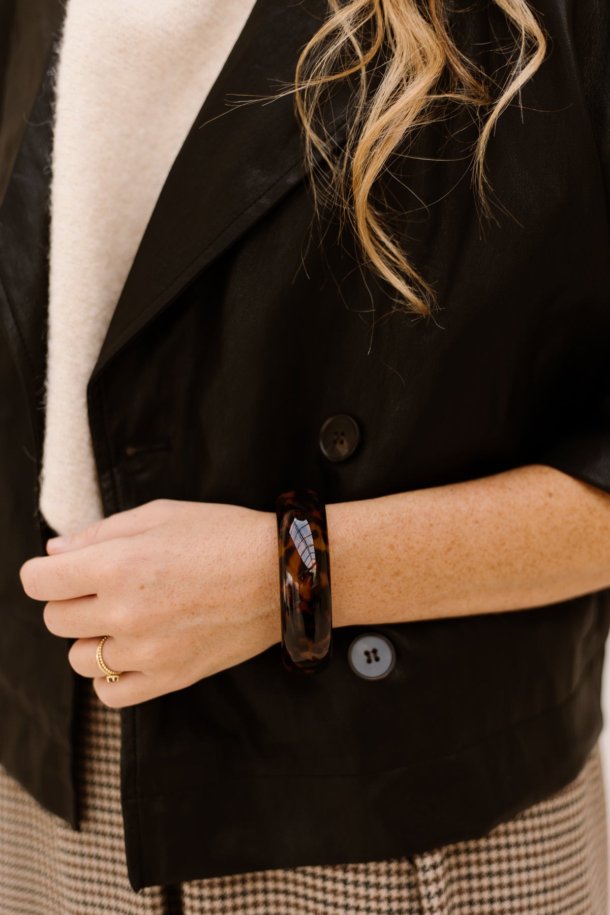 Armband Luipaard Donkerbruin 297011