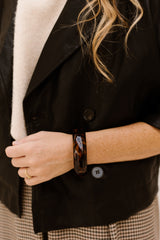 Armband Luipaard Donkerbruin 297011