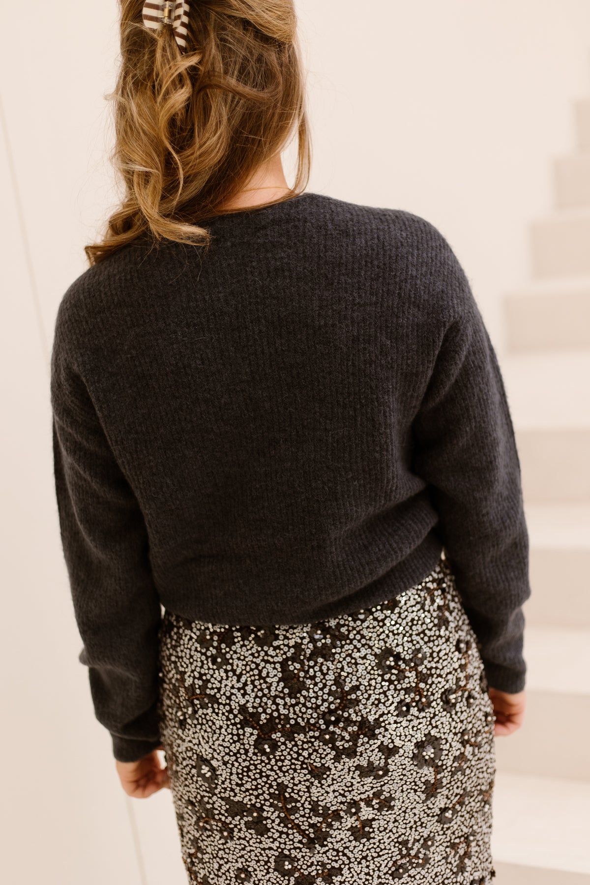 Mschbondie Hope V Pullover Inida Ink Mel