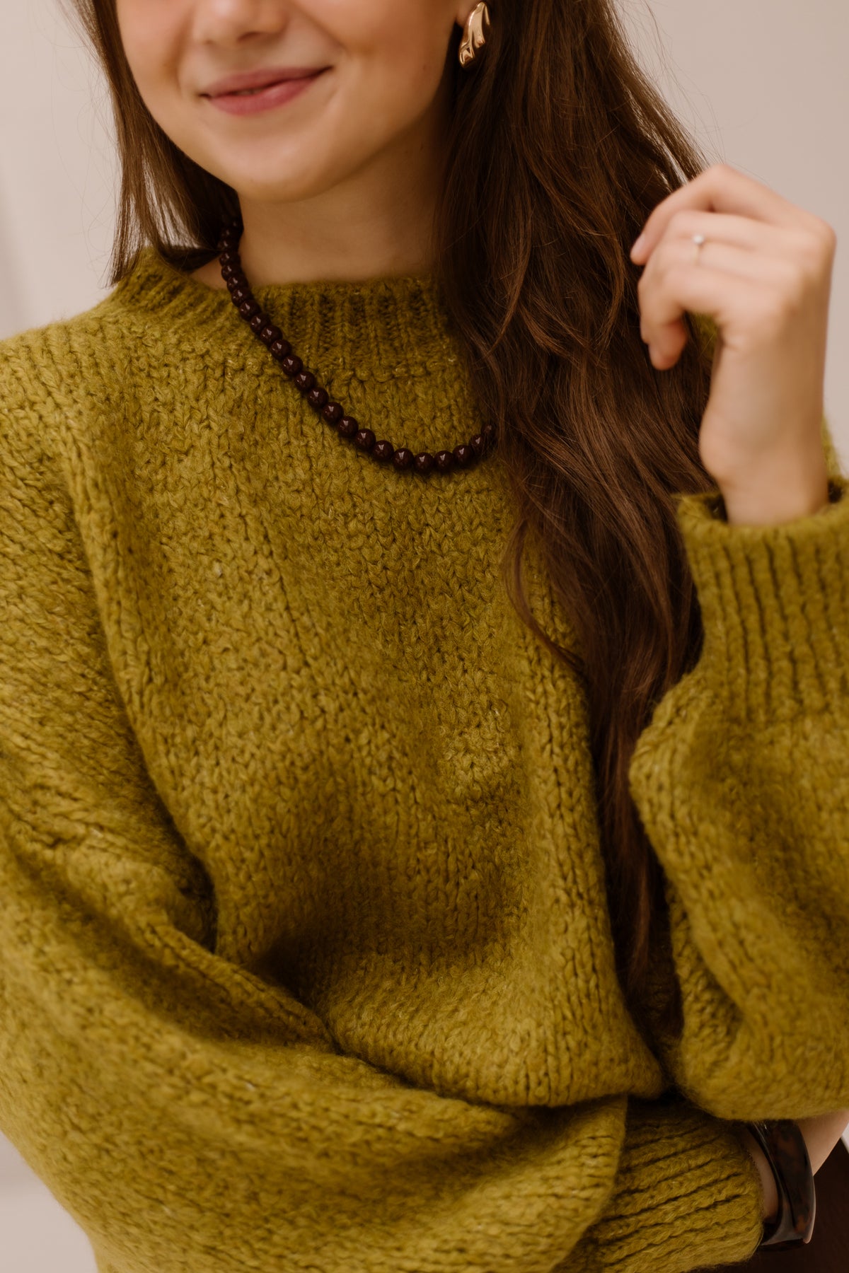 Wendy sweater mosgroen