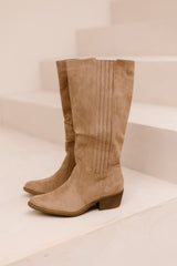 Haarlem Suede Boots Khaki