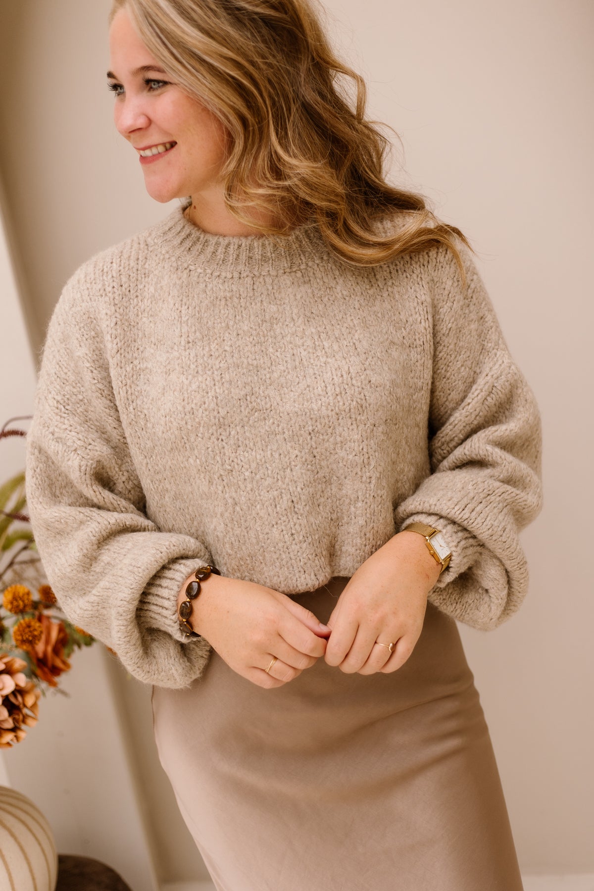 Wendy sweater taupe