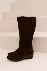 Haarlem Suede Boots Brown