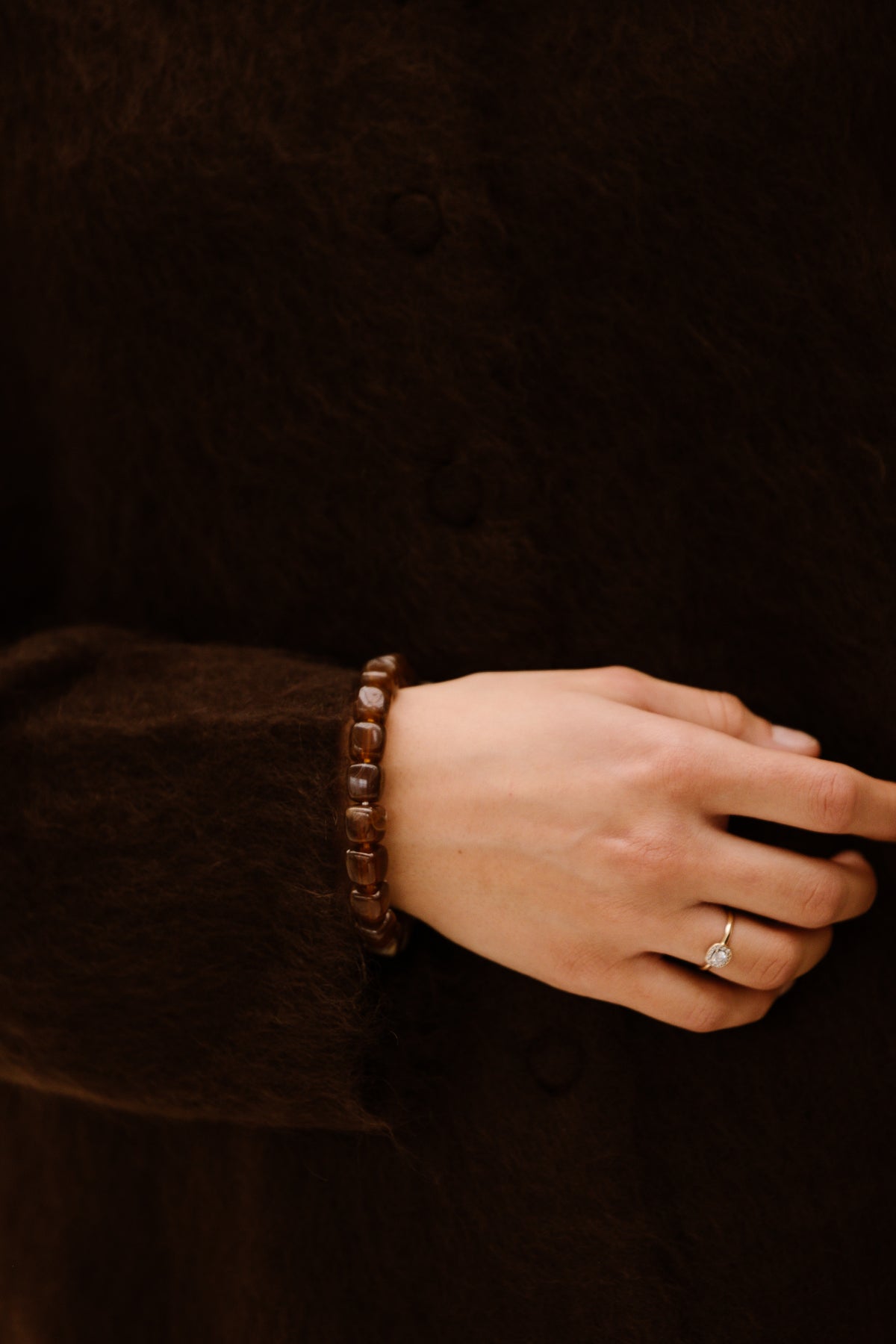 Armband Rhodé bruin