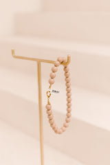 Perlenkette 15mm Khaki 219463