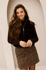 Francis bont gilet dark brown