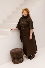 Mitty Skirt Devana Brown Check