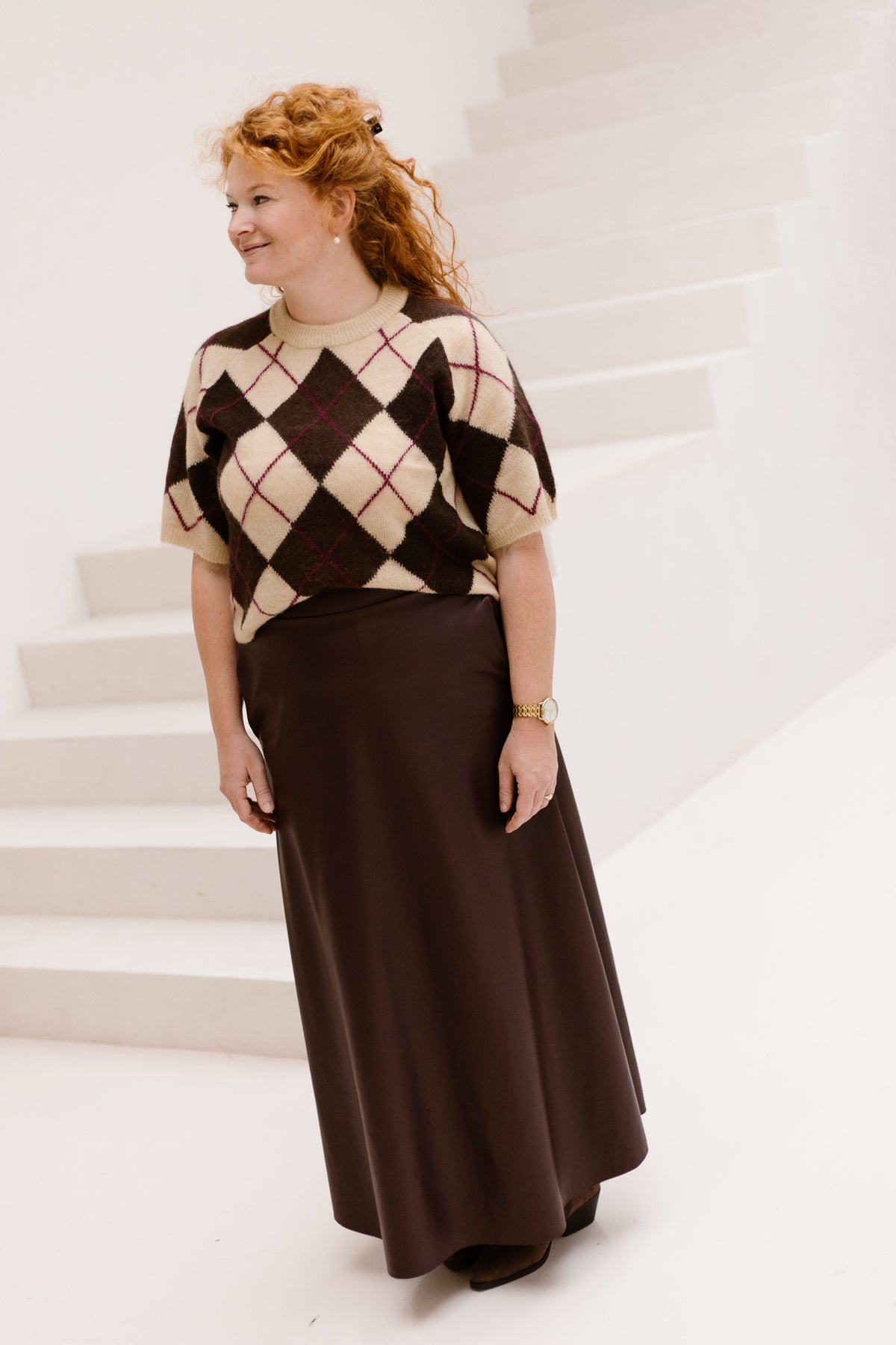 MSCHAdin Hope 2/4 Pullover CHK Rye/Fudge