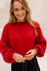 Wendy sweater red