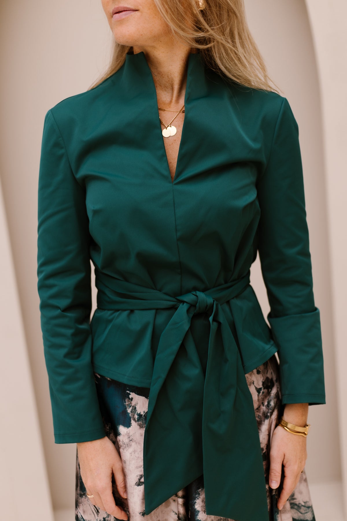LilouRC Verde De Petrolio Blouse