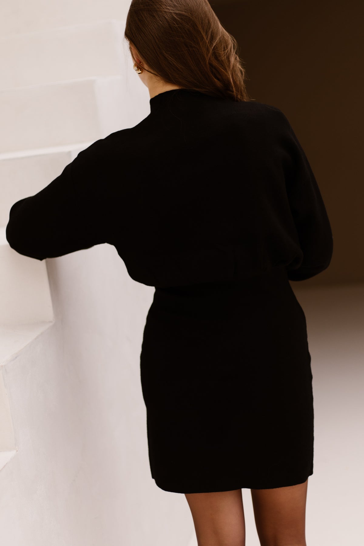 MSCHLare East Dress Black