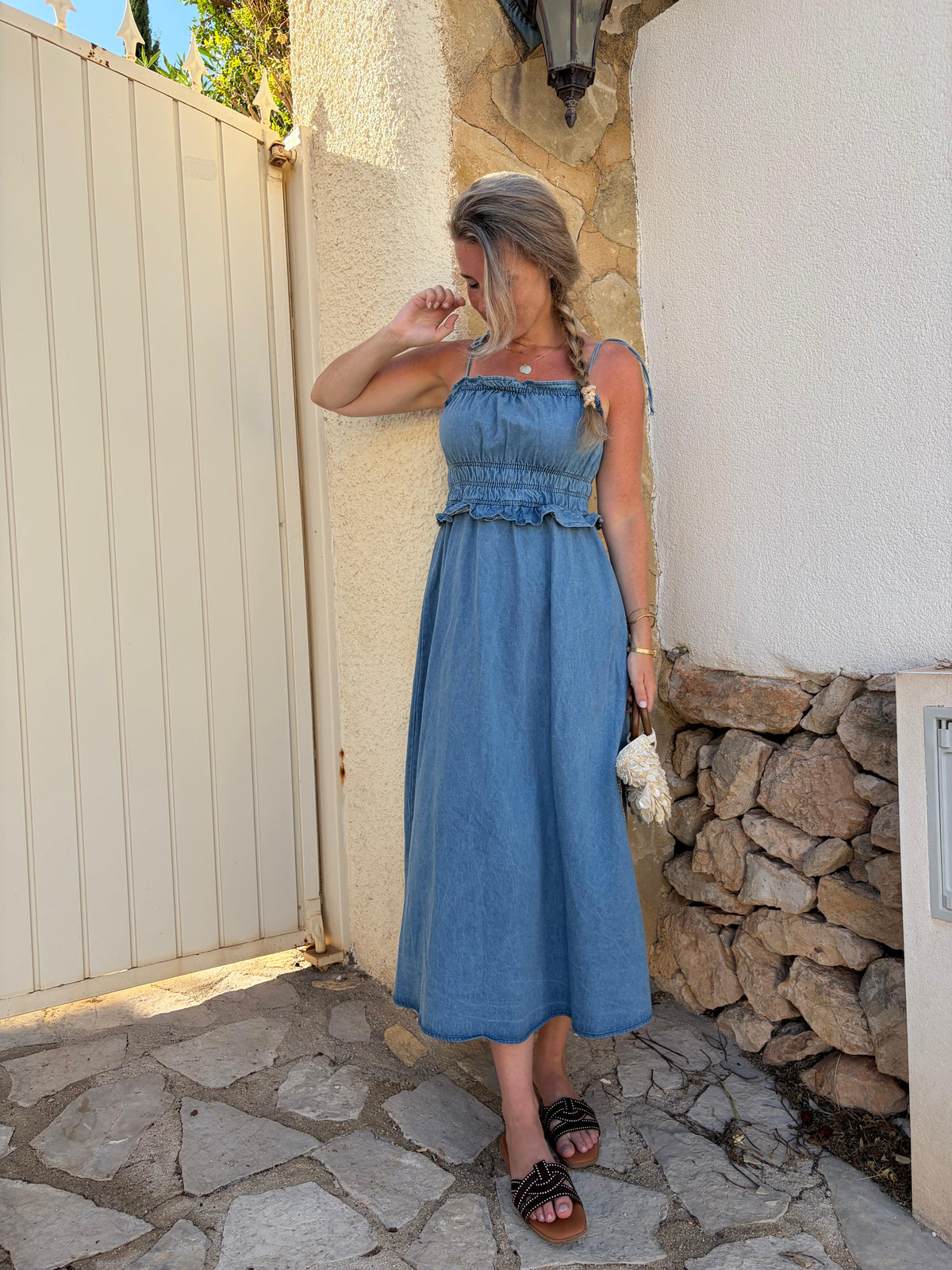 Charlotte denim dress