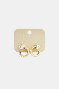 Oorbellen Agatha circle gold