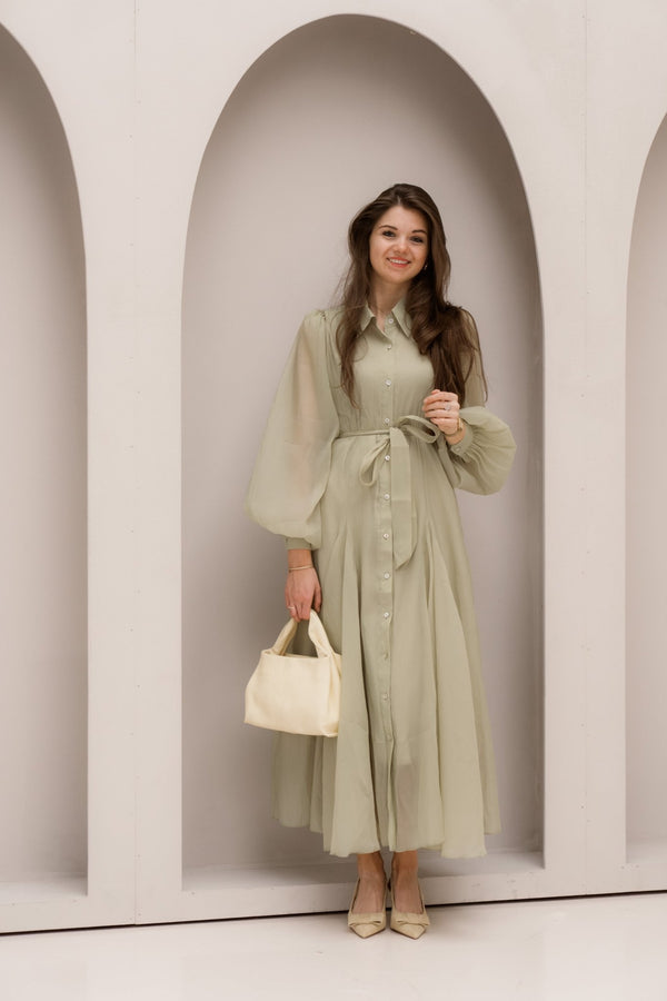 Aafke dress green - Bij Keesje - Bij Keesje The Label