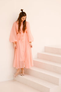 Aafke Dress Peach - Bij Keesje - Bij Keesje