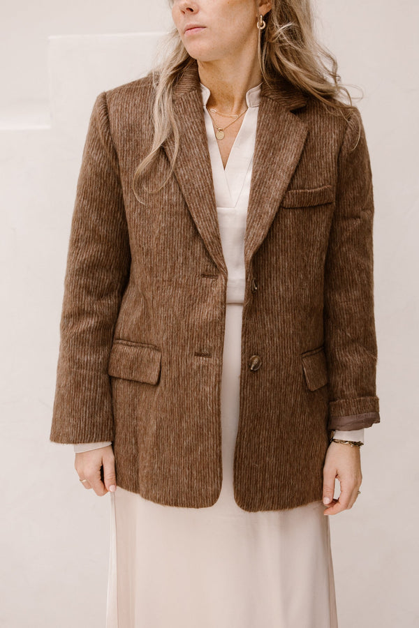 Aag blazer bruin - Bij Keesje - Bij Keesje