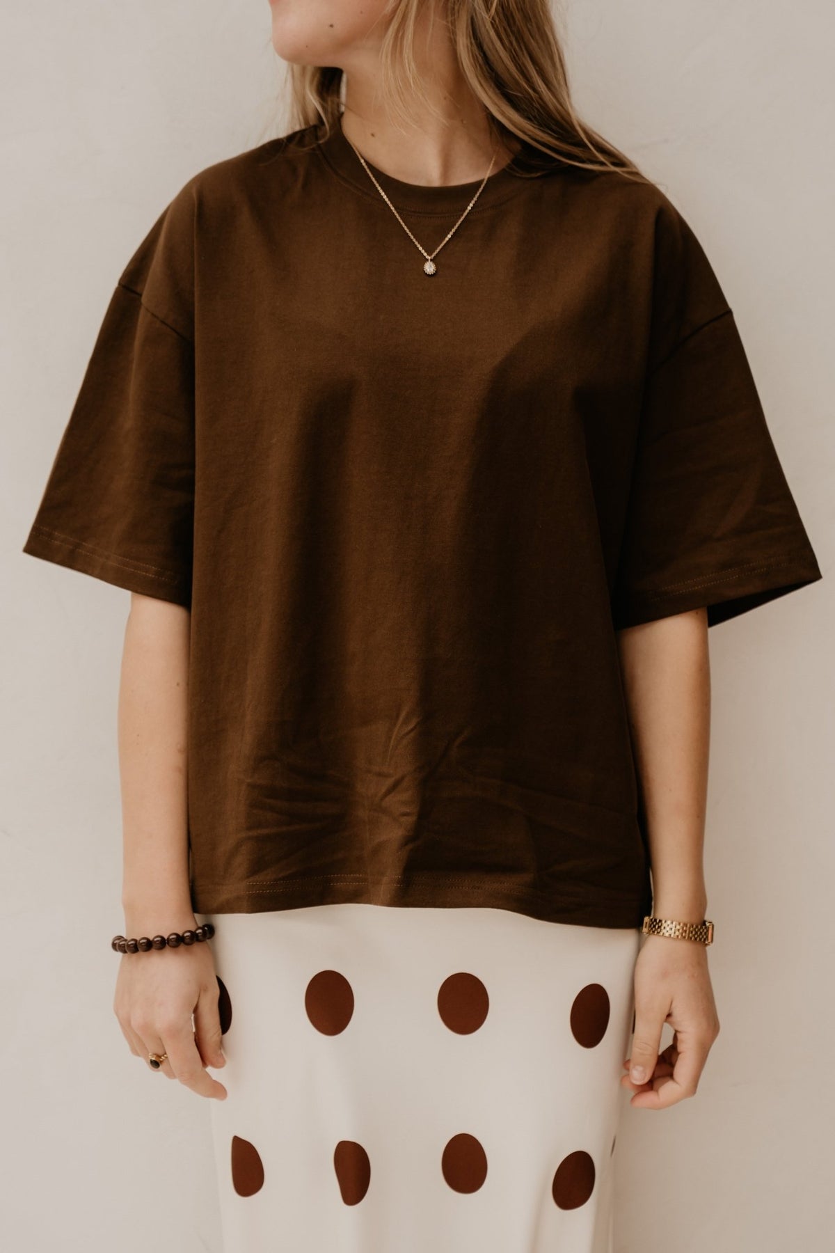 Aagje shirt bruin - Bij Keesje - Bij Keesje - shirt