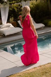 Aaltje Dress Fuchsia - Bij Keesje - Bij Keesje - Jurk