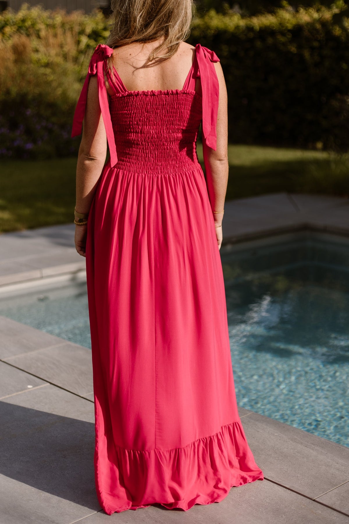 Aaltje Dress Fuchsia - Bij Keesje - Bij Keesje - Jurk
