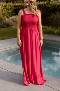 Aaltje Dress Fuchsia - Bij Keesje - Bij Keesje - Jurk