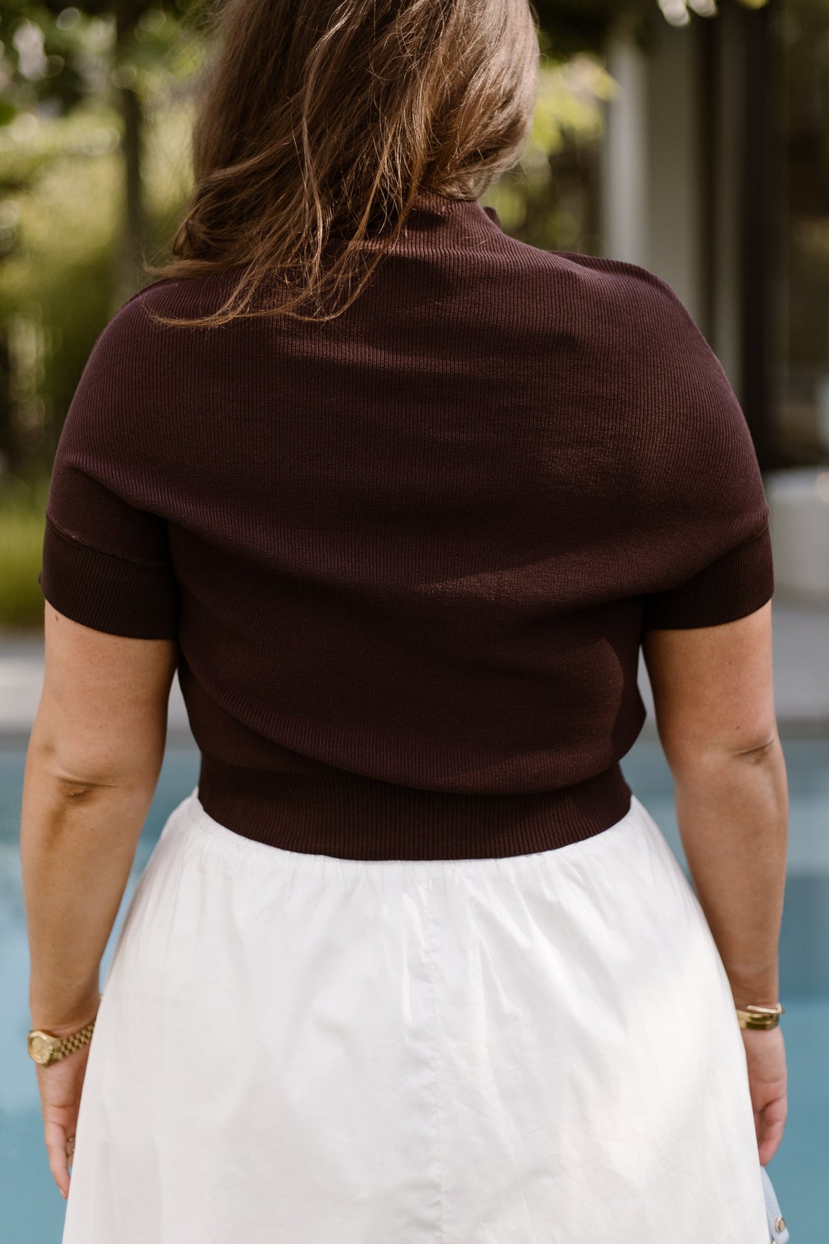 Adele Top Brown - Bij Keesje - Bij Keesje - top
