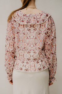 Adja paisley dance blouse rose - Bij Keesje - Neo Noir - Blouse