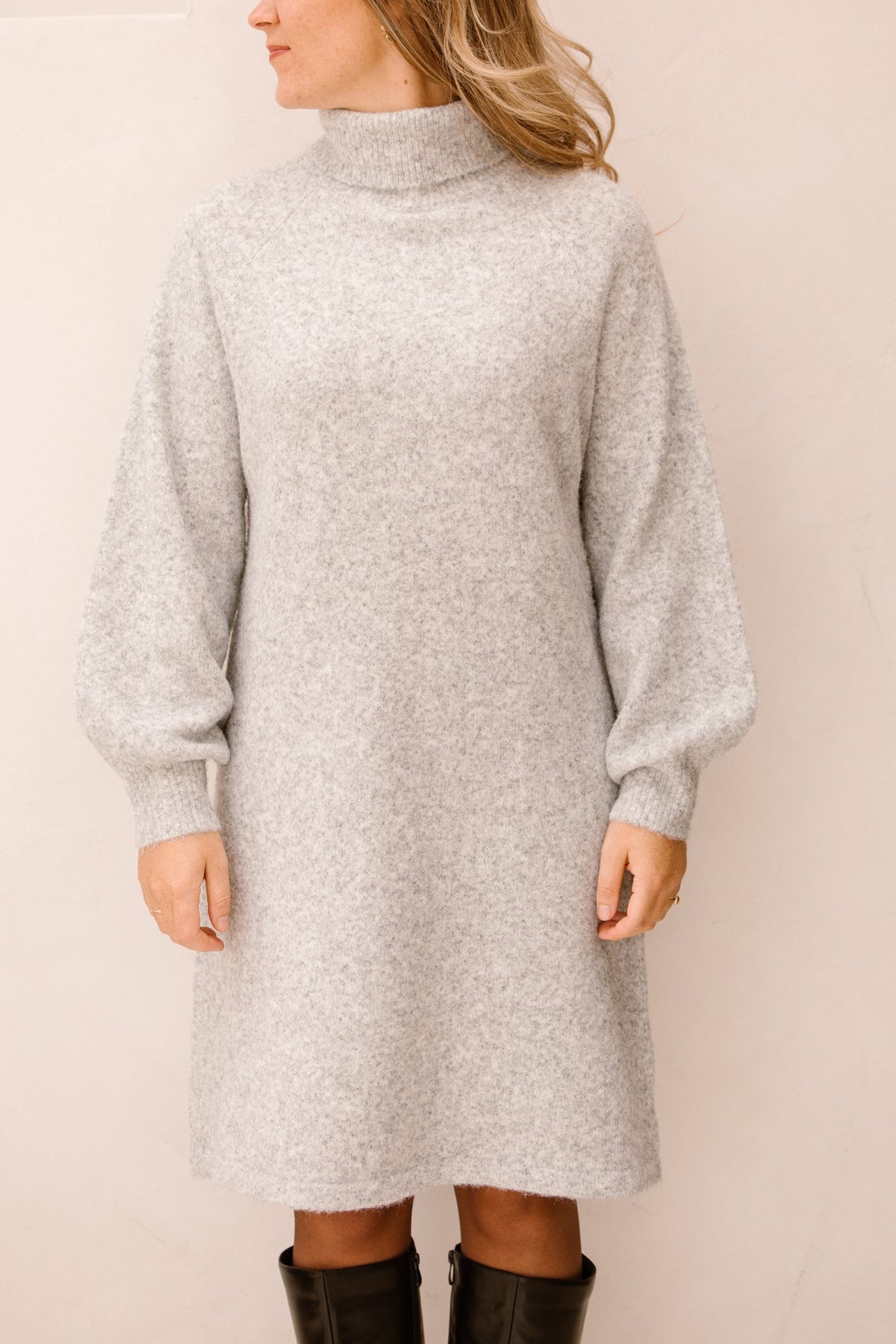 Adora sweater dress grijs - Bij Keesje - Bij Keesje
