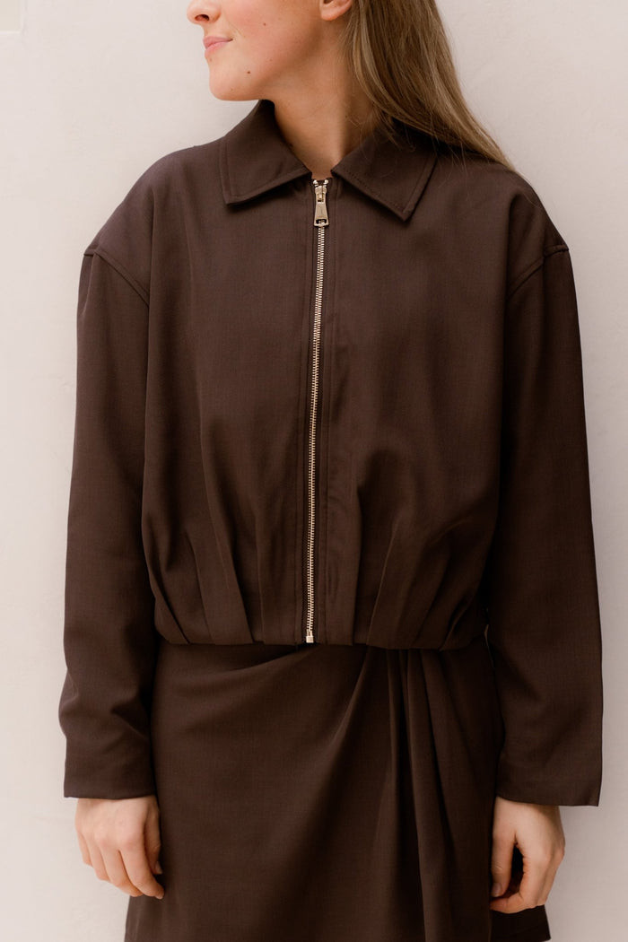 Aelina Jacket Brown - Bij Keesje - Bij Keesje