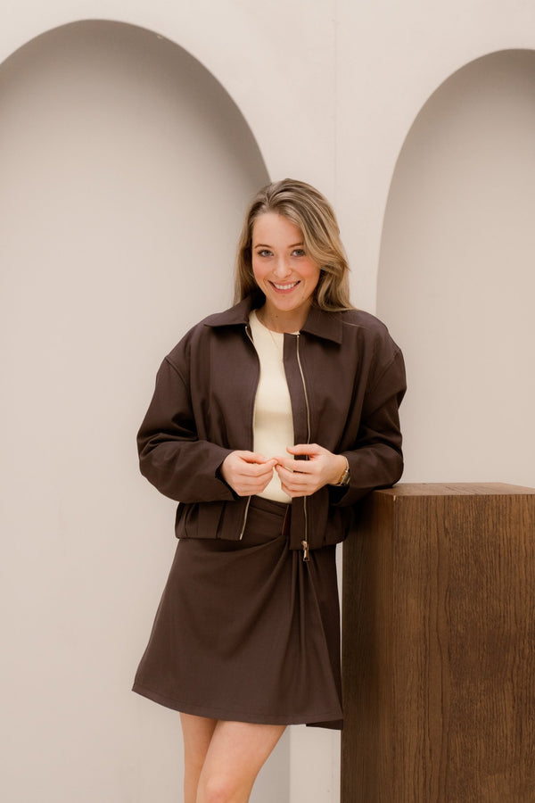 Aelina Jacket Brown - Bij Keesje - Bij Keesje