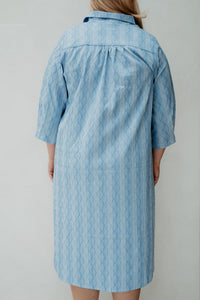 Aella dress ice blue/ off white - Bij Keesje - exxcellent - jurk