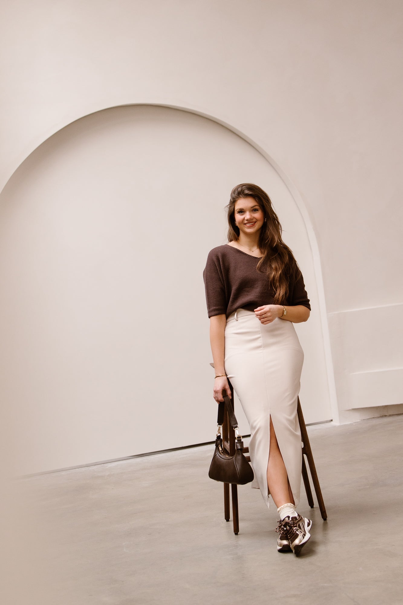 Agatha skirt beige - Bij Keesje - Bij Keesje The Label - rok