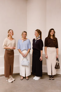 Agatha skirt beige - Bij Keesje - Bij Keesje The Label - rok