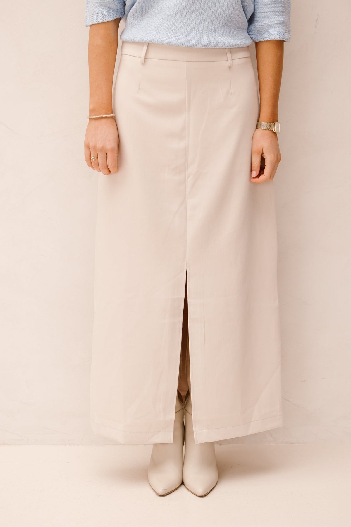 Agatha skirt beige - Bij Keesje - Bij Keesje The Label - rok