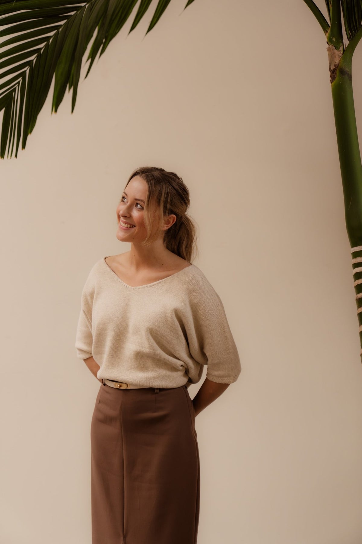 Agatha skirt brown - Bij Keesje - Bij Keesje The Label - rok