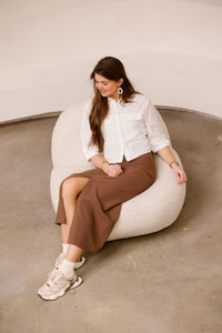 Agatha skirt brown - Bij Keesje - Bij Keesje The Label - rok