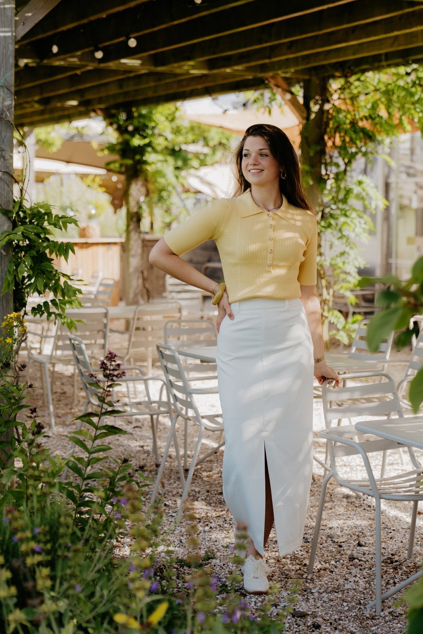 Agatha skirt white - Bij Keesje - Bij Keesje The Label - rok
