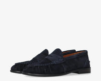 Agnes 1-d suede loafer navy - Bij Keesje - Tango - Schoenen